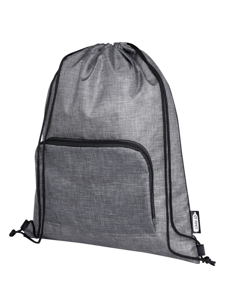 Sac pliable publicitaire recyclé cordon Ash 7L