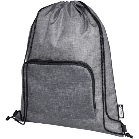 Sac pliable publicitaire recyclé cordon Ash 7L