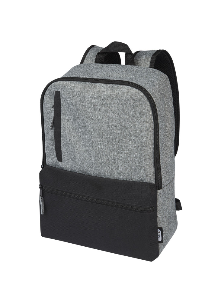 Sac à dos pour ordinateur portable Reclaim 15" recyclé GRS bicolore de 14 L