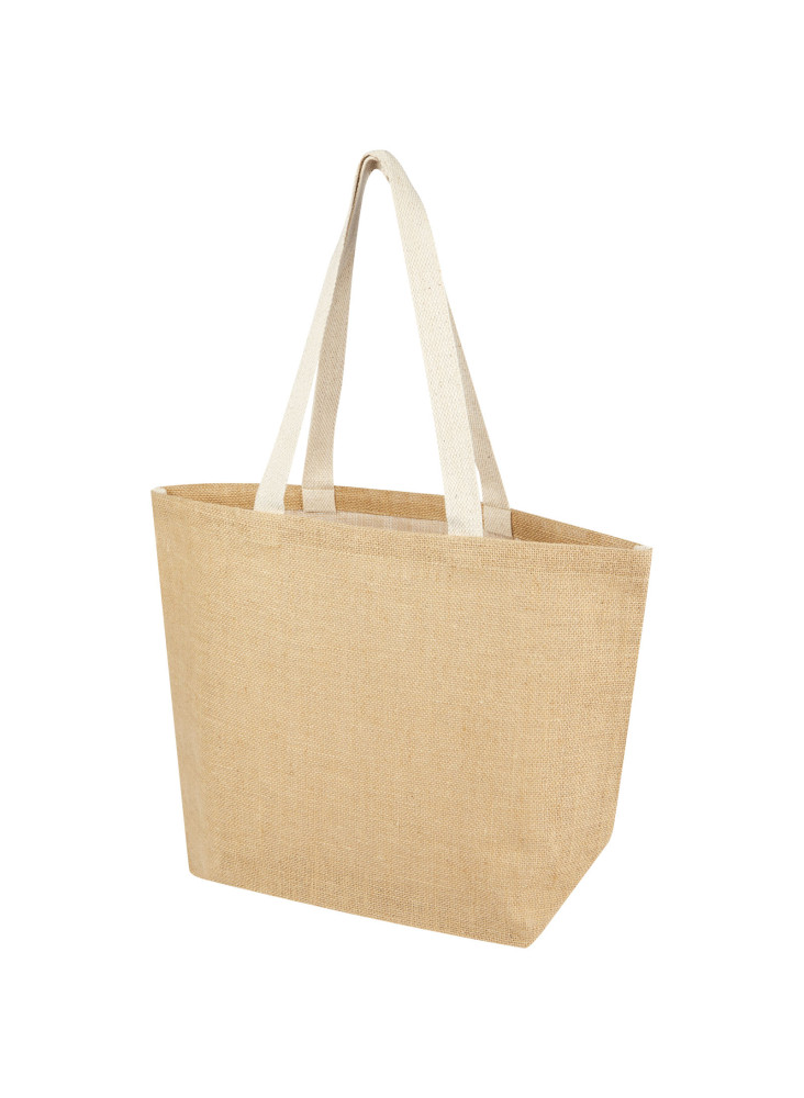 Sac shopping publicitaire en jute Juta 12 L
