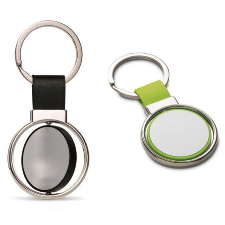 Porte-clés Rond Métal