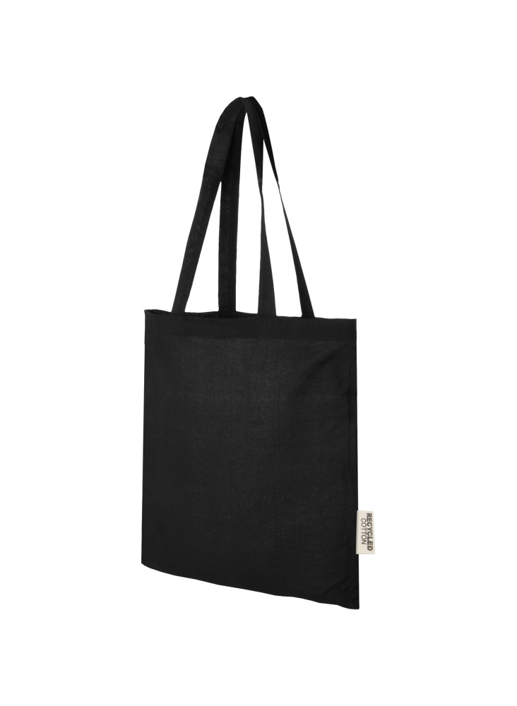 Sac shopping publicitaire en coton recyclé Madras 7 L
