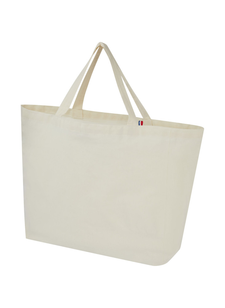 Sac shopping publicitaire en tissu recyclé Cannes 10 L