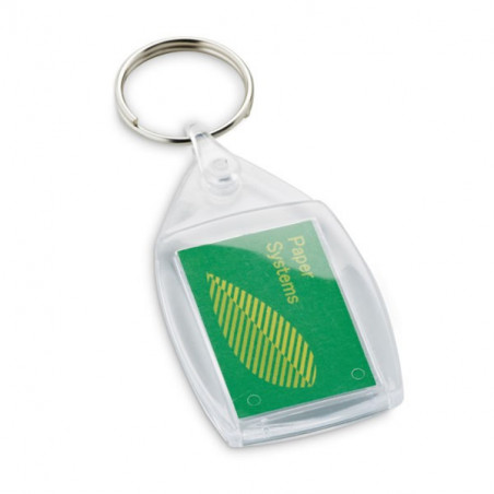 Porte-clés Plastique transparent personnalisé