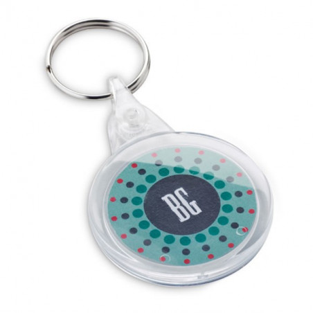 Porte-clés Rond Plastique