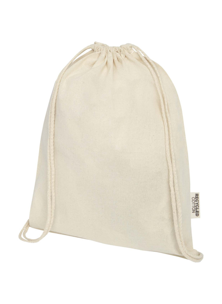 Sac cordon publicitaire recyclé coton GRS Oregon 140g