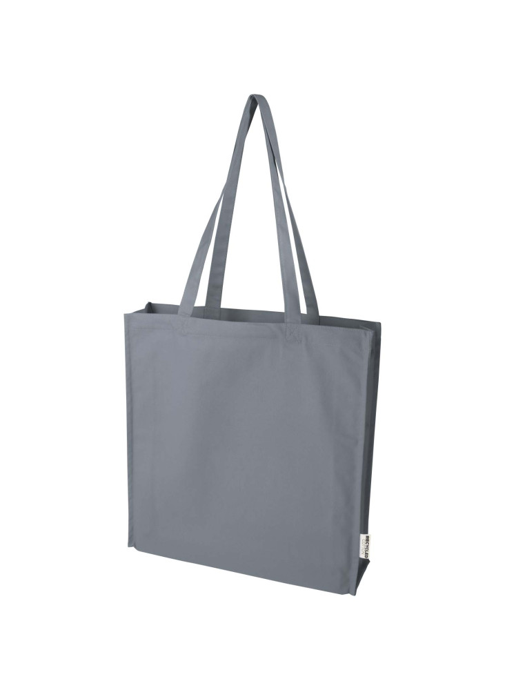 Sac shopping publicitaire Florida à soufflets en coton recyclé GRS 14 L