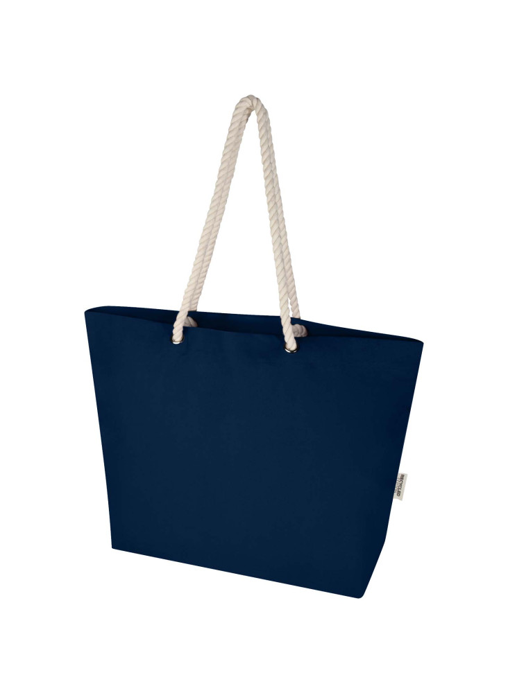 Sac shopping publicitaire de plage Florida en coton recyclé GRS 18 L
