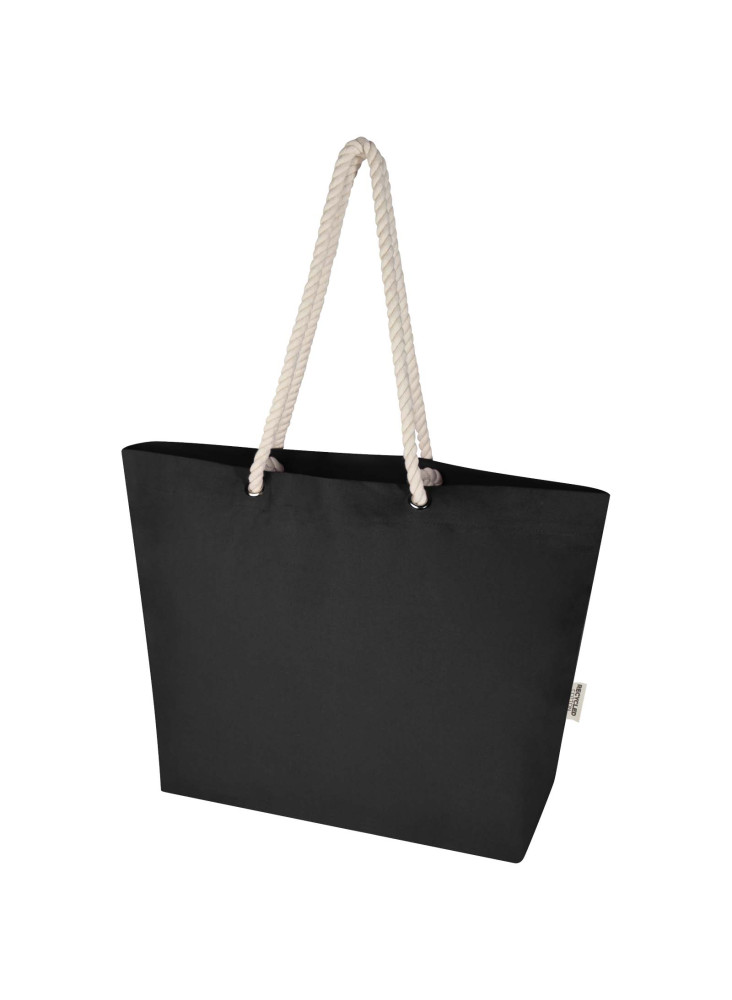 Sac shopping publicitaire de plage Florida en coton recyclé GRS 18 L