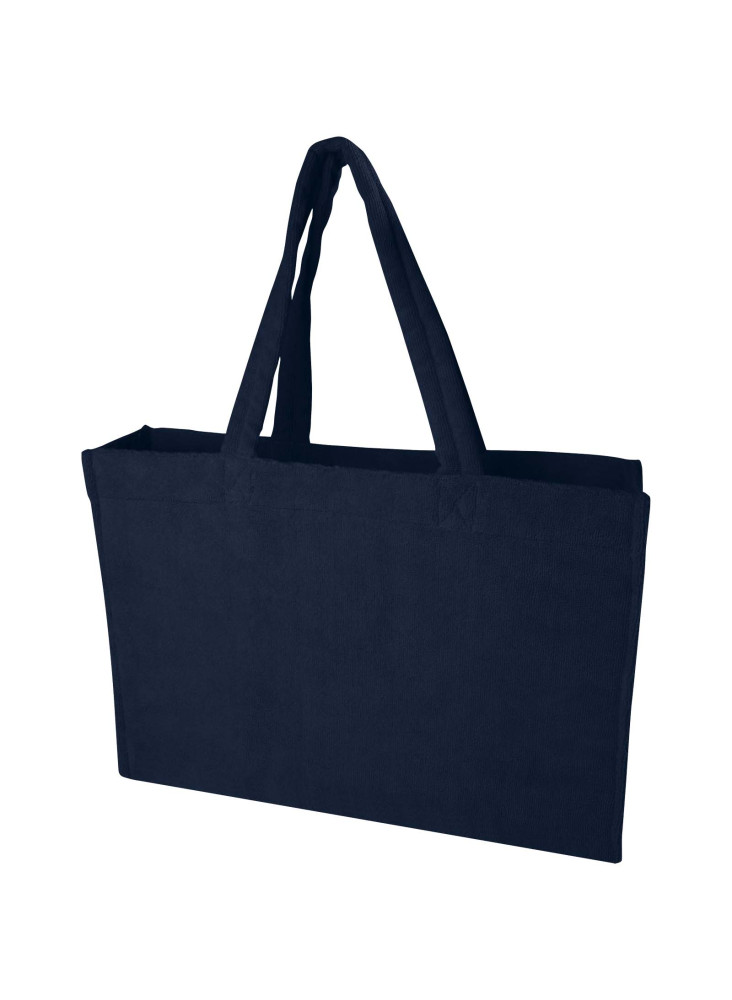 Sac shopping publicitaire Siam en tissu éponge recyclé GRS 13 L