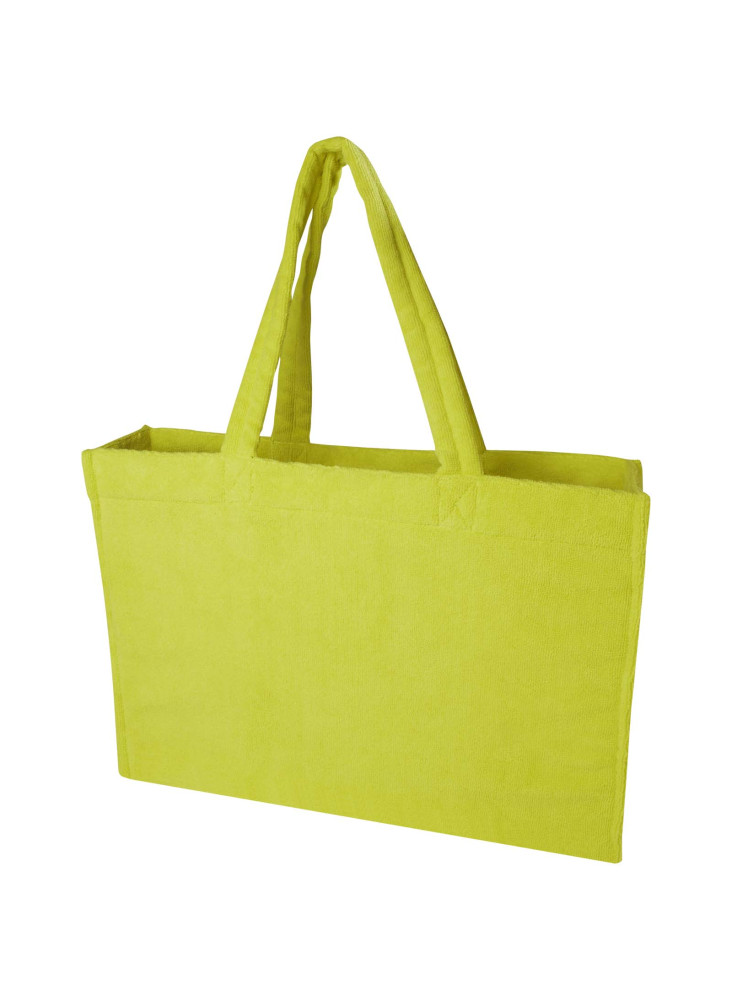 Sac shopping publicitaire Siam en tissu éponge recyclé GRS 13 L