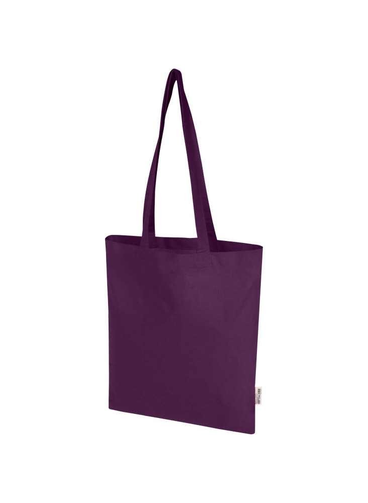 Sac shopping publicitaire Madras Blend en coton recyclé GRS 140 g/m²