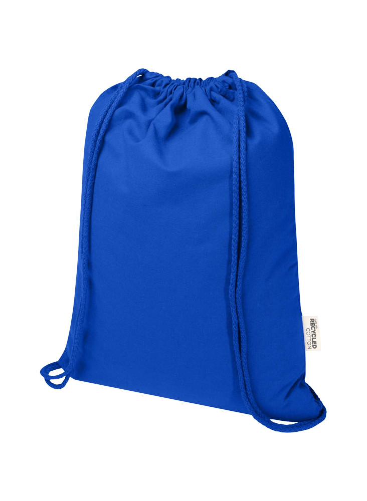 Sac de 5 L avec cordon Oregon Blend en coton recyclé 140 g/m² certifié GRS