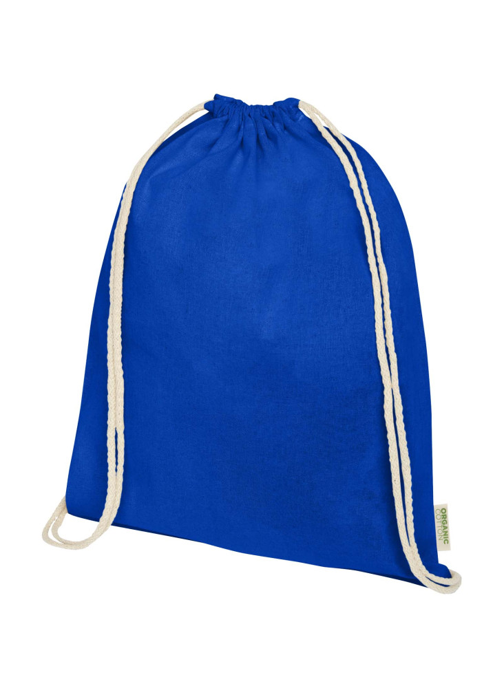 Sac publicitaire à cordon en coton bio Odisha 140 g/m²
