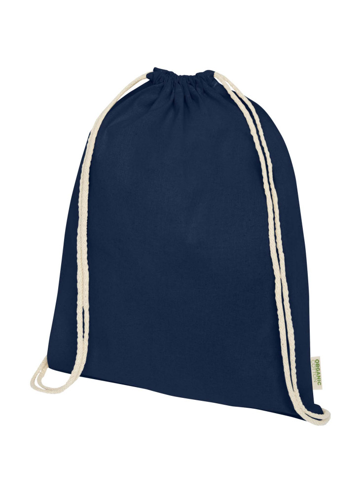 Sac publicitaire à cordon en coton bio Odisha 140 g/m²