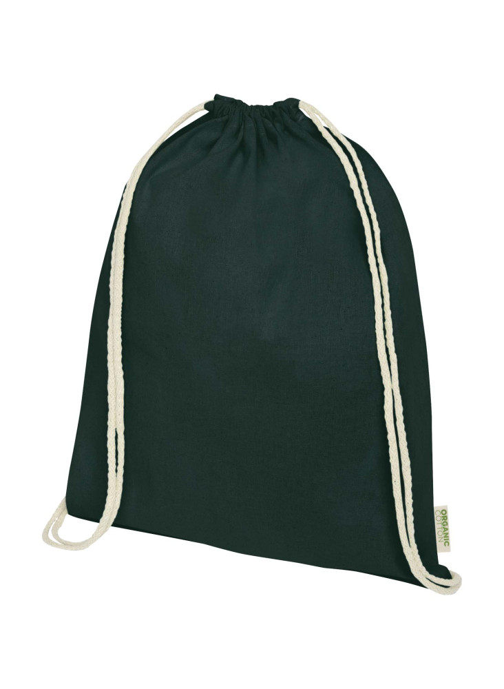 Sac publicitaire à cordon en coton bio Odisha 140 g/m²