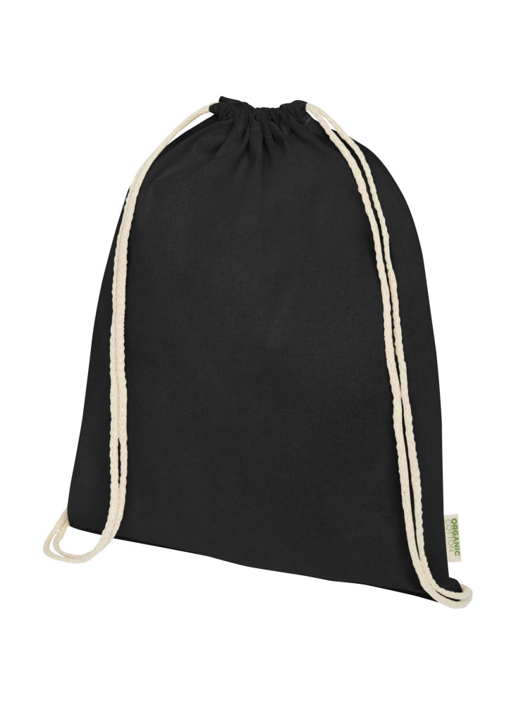 Sac publicitaire à cordon en coton bio Odisha 140 g/m²