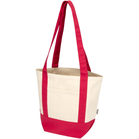 Mini sac shopping publicitaire Sam en coton recyclé GRS 320 g/m²