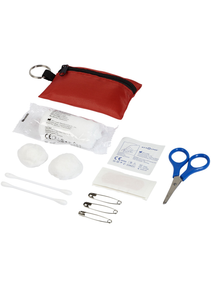 Pochette publicitaire porte-cles premiers secours Valdemar