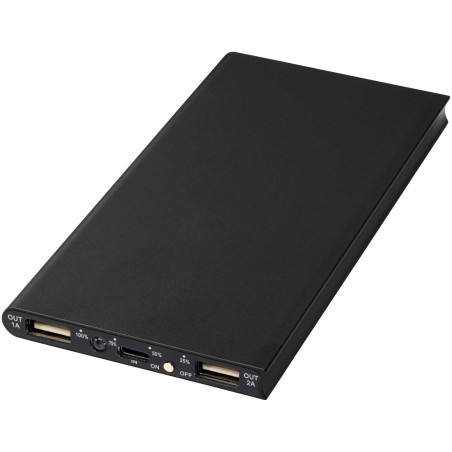 Batterie externe publicitaire 8000 mAh aluminium Plate