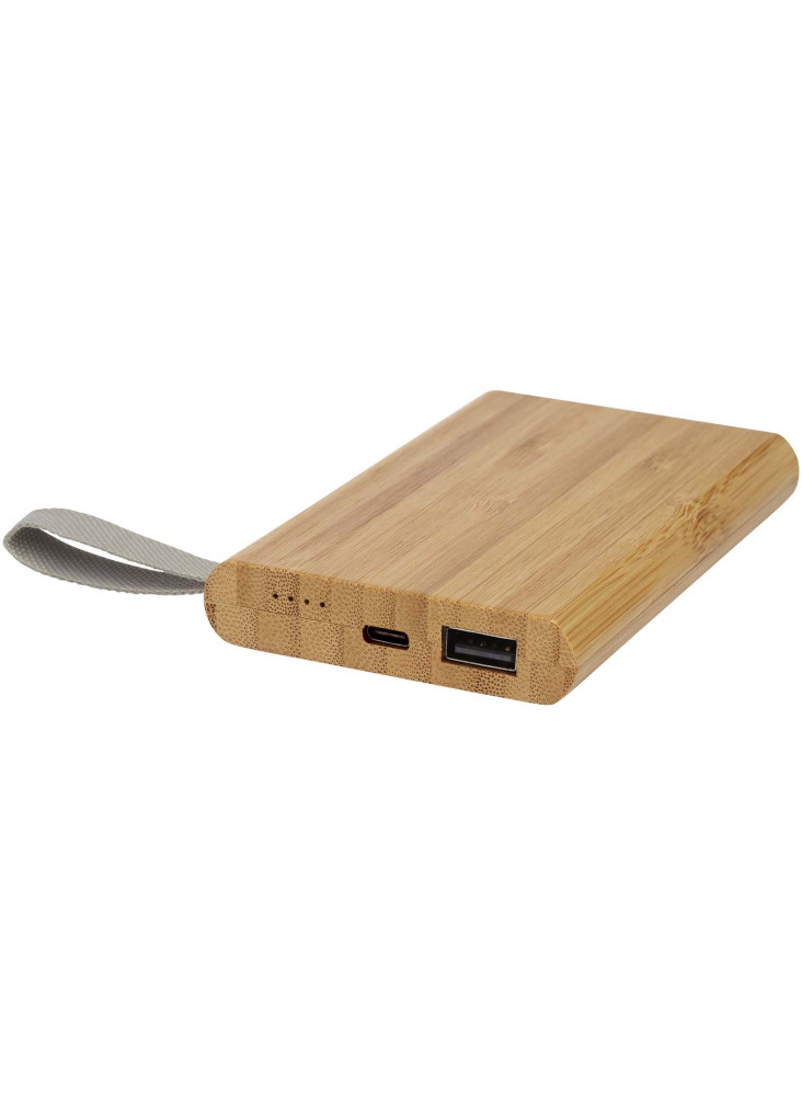 Batterie externe publicitaire bambou 5000 mAh Tulda