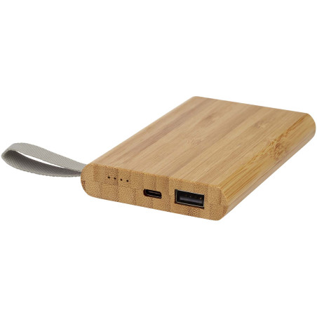 Batterie externe publicitaire bambou 5000 mAh Tulda