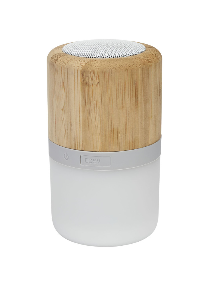 Enceinte publicitaire Bluetooth bambou lumière Aurea