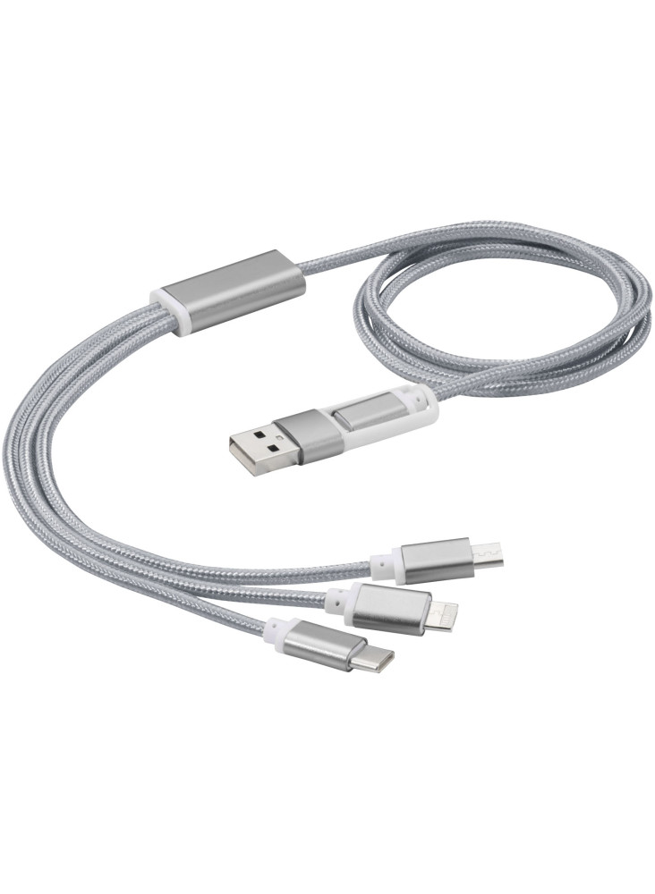 Câble publicitaire charge 5-en-1 Versatile