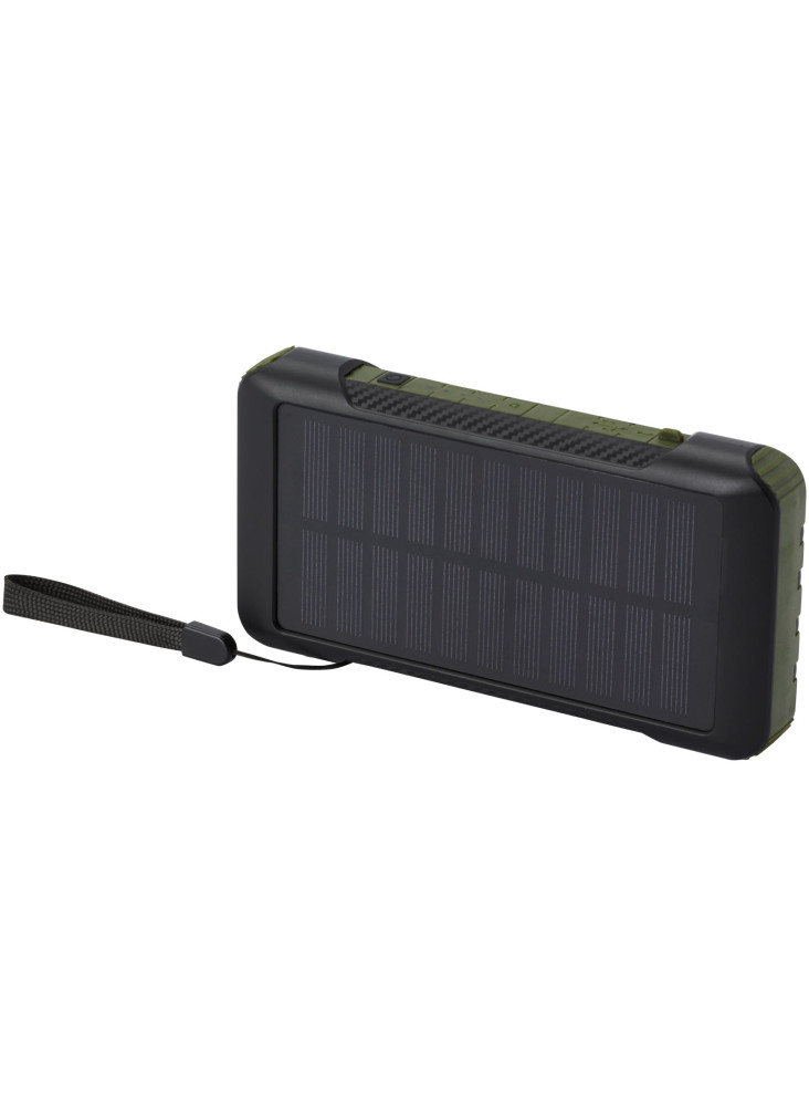 Batterie externe publicitaire solaire dynamo 10000 mAh Soldy