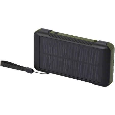 Batterie externe publicitaire solaire dynamo 10000 mAh Soldy