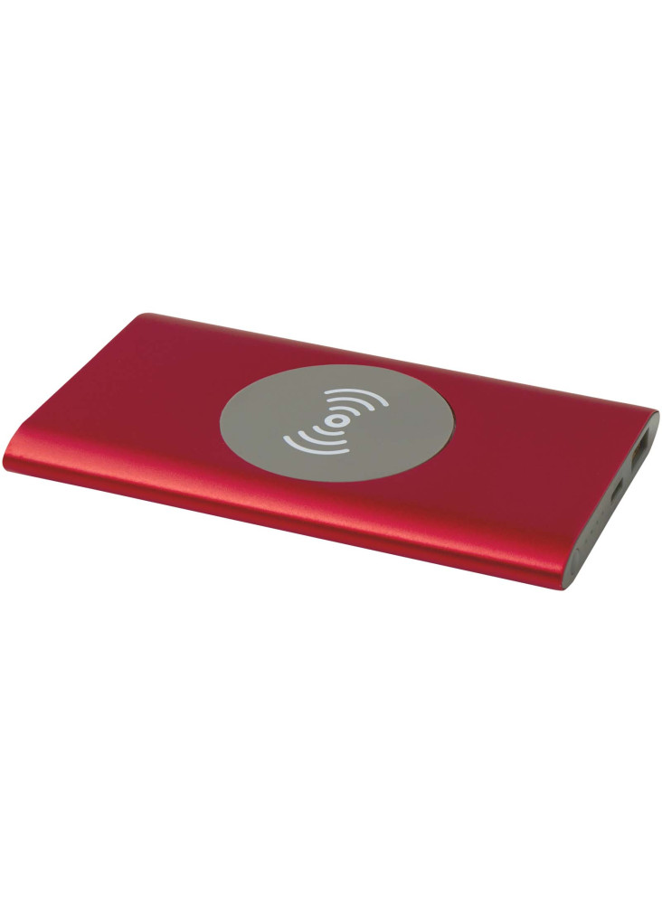 Batterie externe publicitaire sans fil aluminium recyclé 4000 mAh Juice