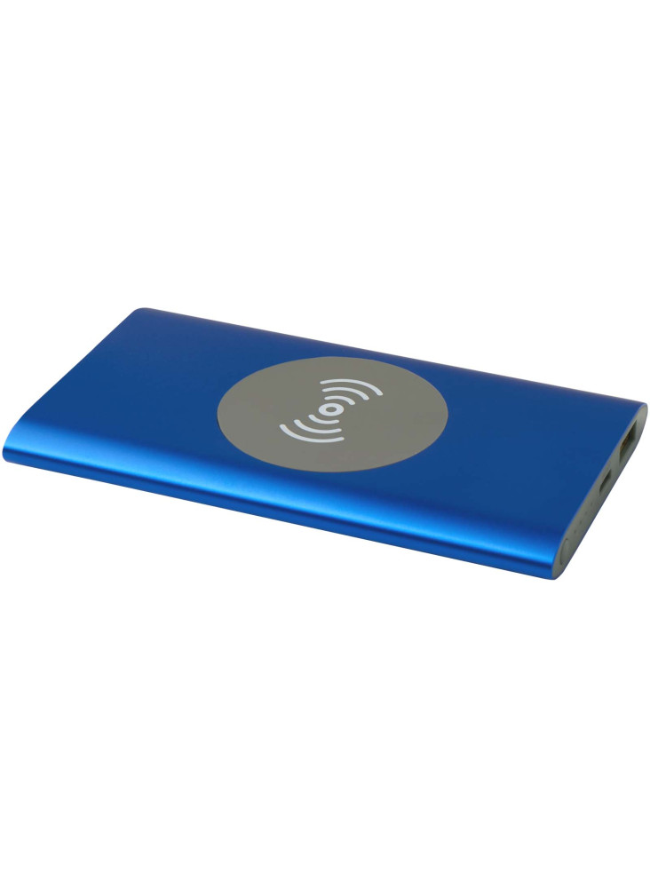 Batterie externe publicitaire sans fil aluminium recyclé 4000 mAh Juice