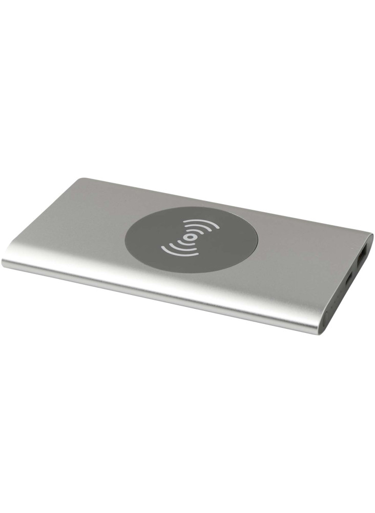 Batterie externe publicitaire sans fil aluminium recyclé 4000 mAh Juice