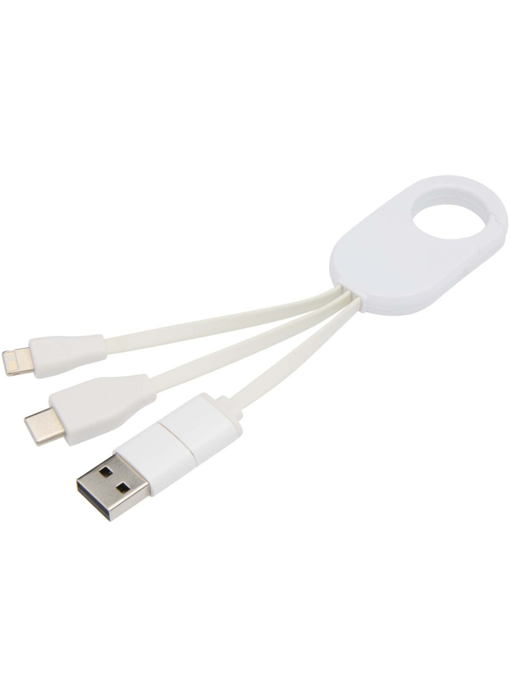 Câble de charge 4 en 1 Troop en plastique recyclé