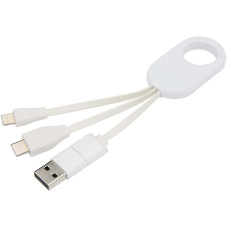 Câble de charge 4 en 1 Troop en plastique recyclé