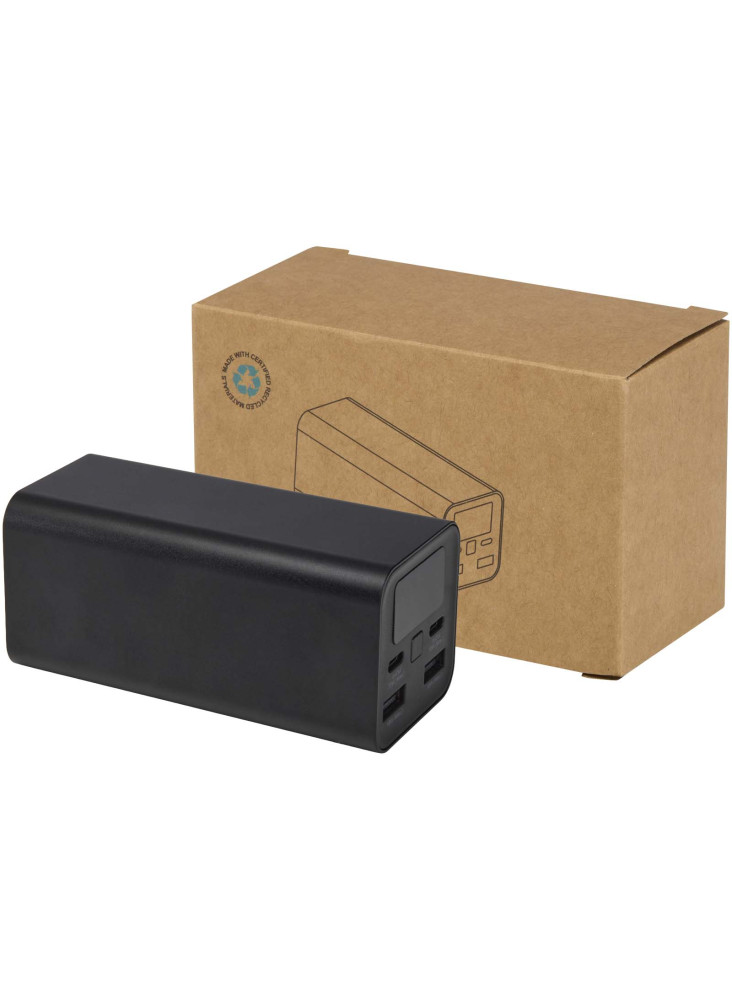 Batterie de secours Acamar de 20 000 mAh et 70 W en aluminium recyclé pour ordinateur portable