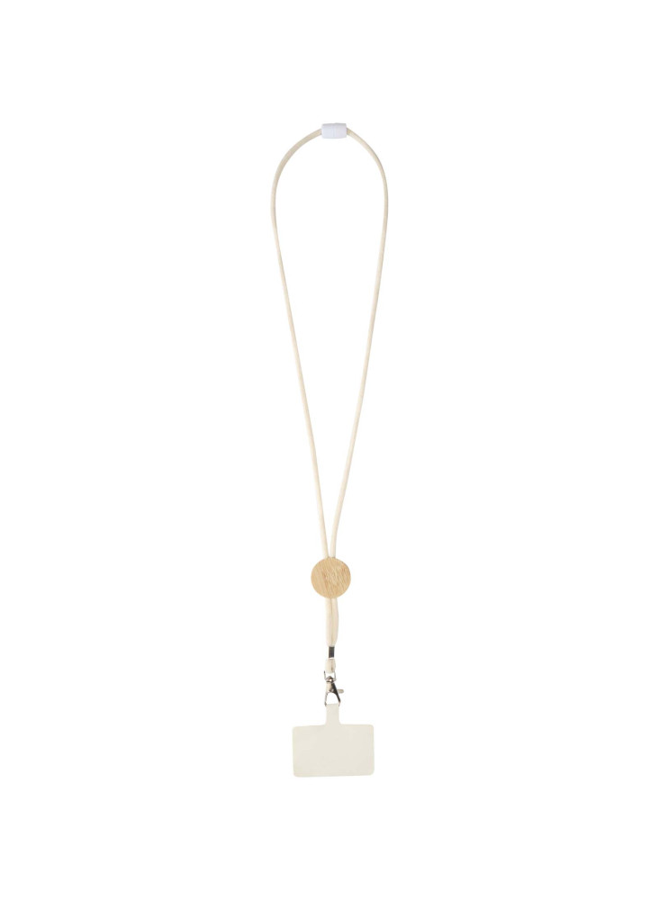 Tour de cou Adhab pour smartphone avec détails en bambou