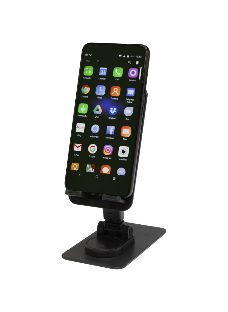 Support publicitaire téléphone pliable métal Alhena