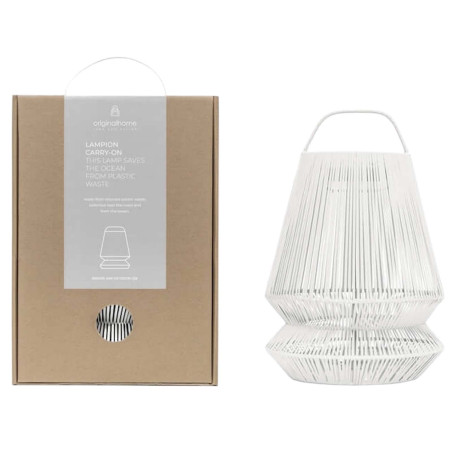 Abat-jour portable publicitaire recyclé Originalhome Lampion
