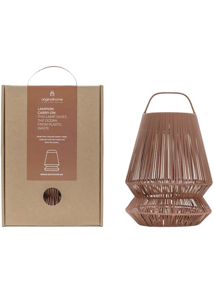 Abat-jour portable publicitaire recyclé Originalhome Lampion