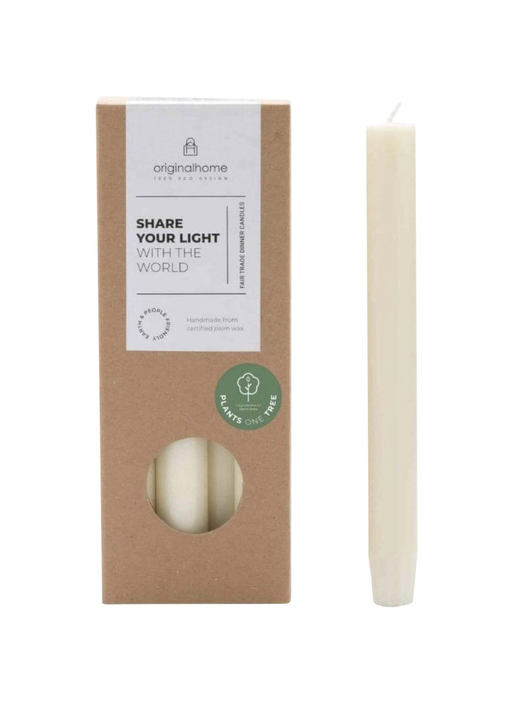 Bougies publicitaires Originalhome commerce équitable lot de 10