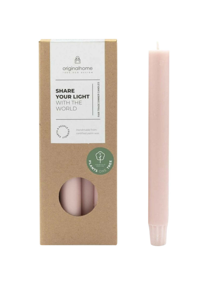 Bougies publicitaires Originalhome commerce équitable lot de 10