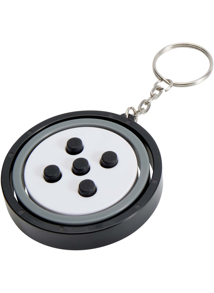 Porte-clés fidget publicitaire gyroscope recyclé Spinx