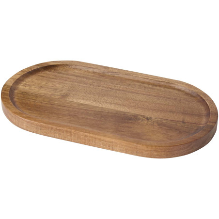 Plateau de service publicitaire acacia Edge