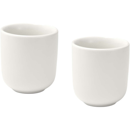 Tasses à expresso Male en céramique de 90 ml - set de 2 en finition mate