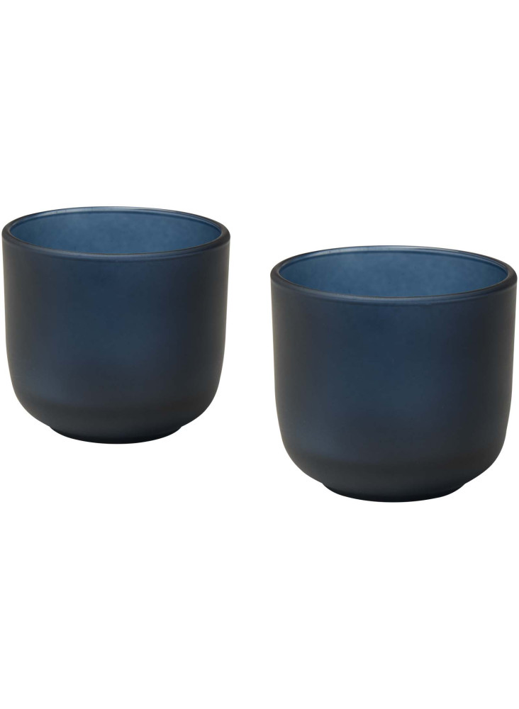 Gobelets en verre Male de 200 ml - lot de 2 en finition mate