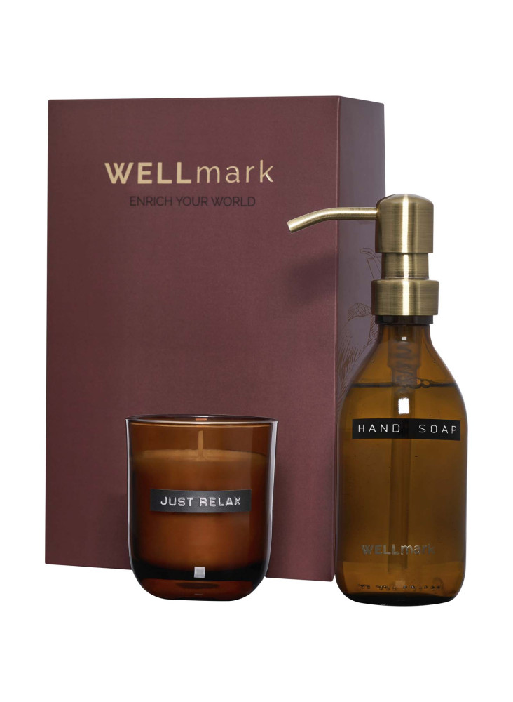 Coffret savon et bougie publicitaire Wellmark Discovery