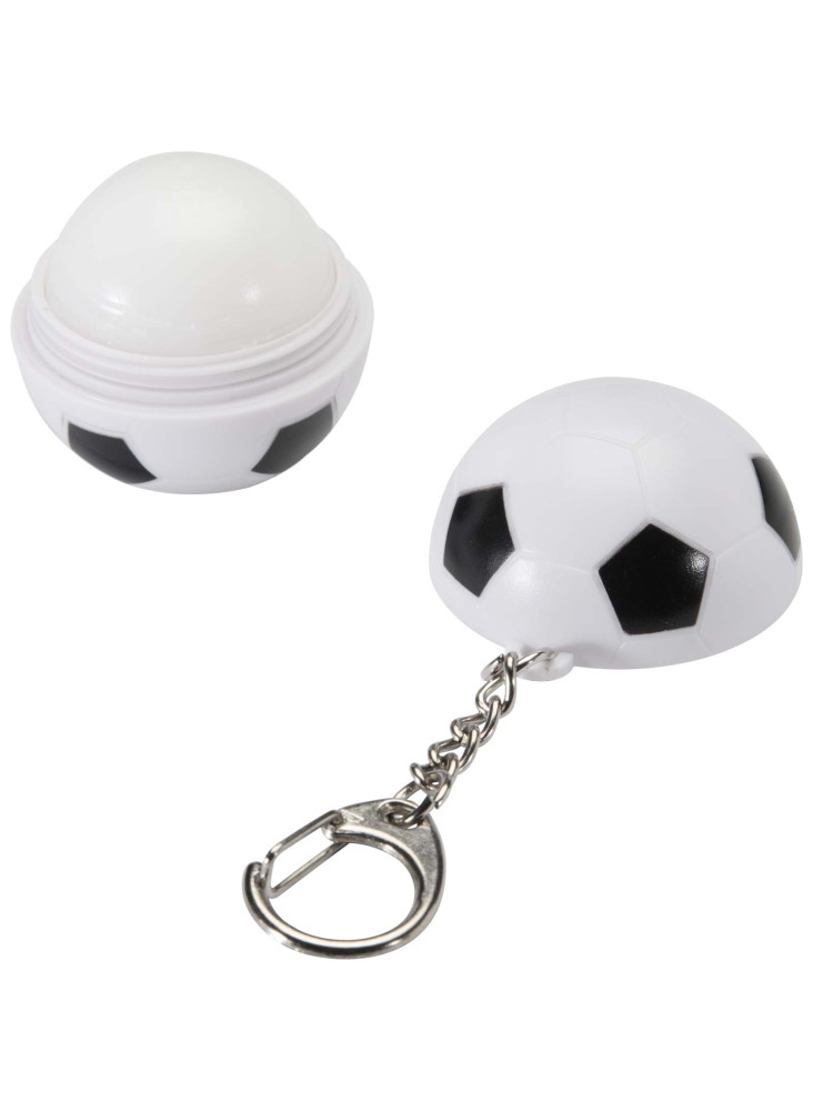 Baume à lèvres vanille en forme de ballon de football Rami avec FPS 15 et porte-clés