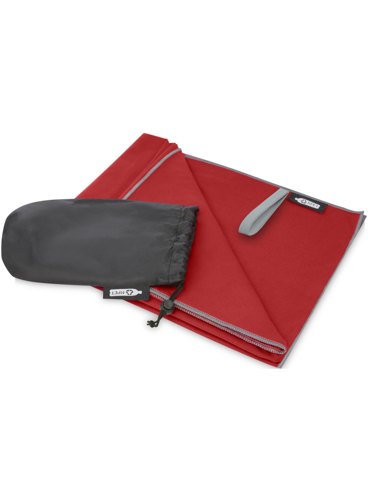 Serviette Pieter ultra-légère à séchage rapide fabriquée en PET recyclé 130 x 80 cm