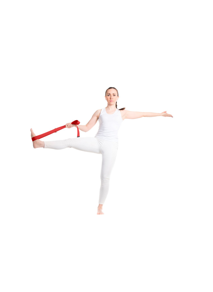 Sangle publicitaire yoga RPET Virabha